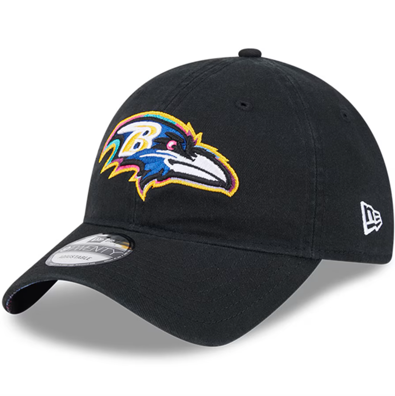 Baltimore Ravens Men's 2024 Crucial Catch Adjustable Hat | Poor