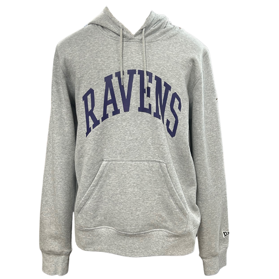 Baltimore Ravens Men s Grey Pullover Hoodie Poor Boys Sports