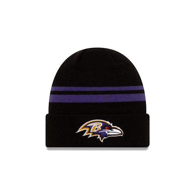 Baltimore Ravens Men s Balrav Cuff Knit Hat Poor Boys Sports