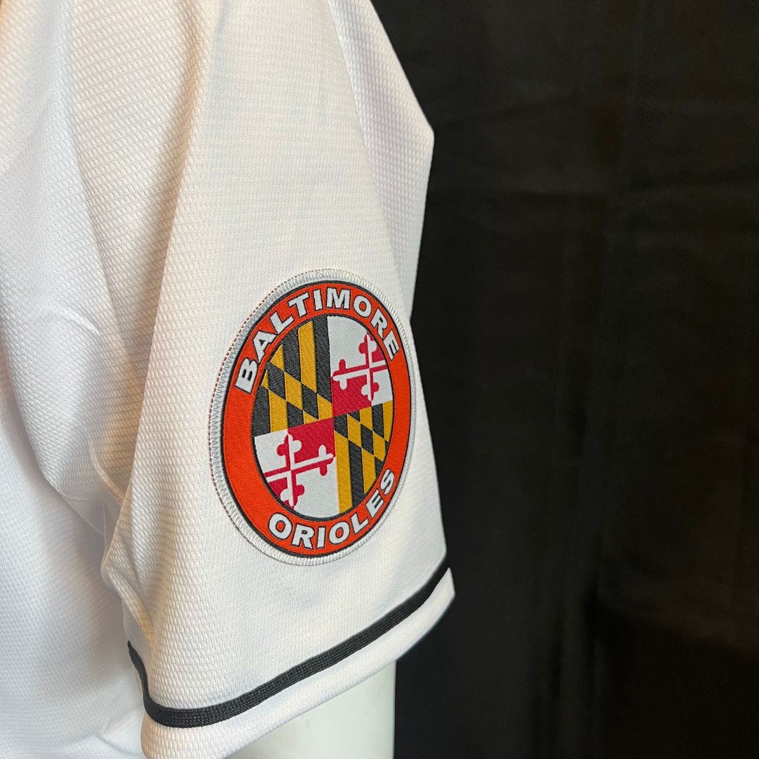 Baltimore Orioles Men s White Pop Big Tall Jersey