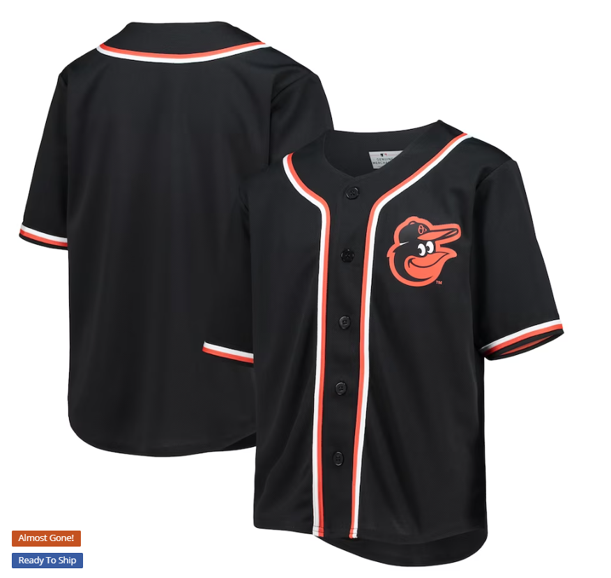 Baltimore Orioles Men s Big Tall Logo Jersey
