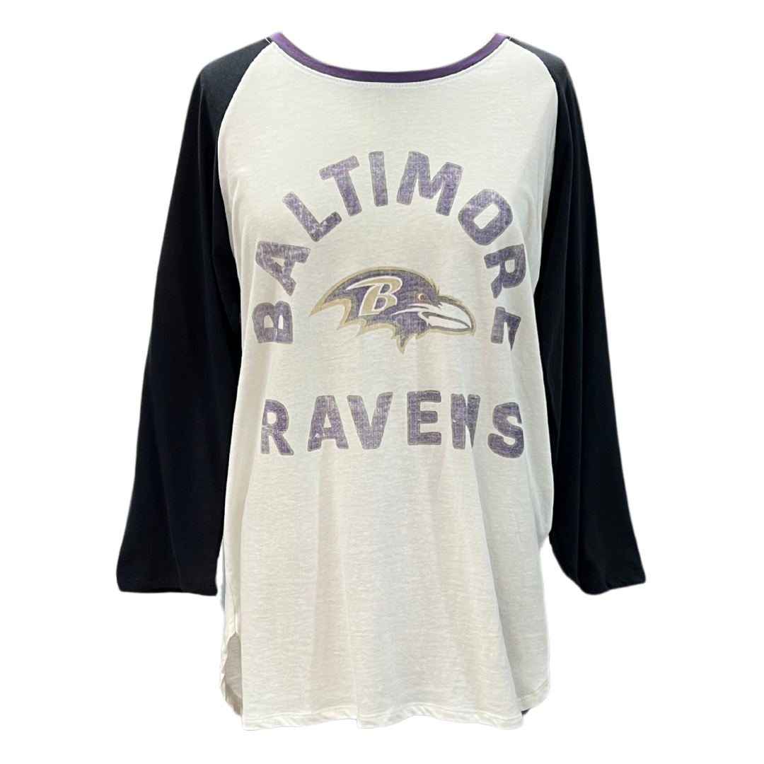 Baltimore Ravens Women s 3 4 Long Sleeve Shirt