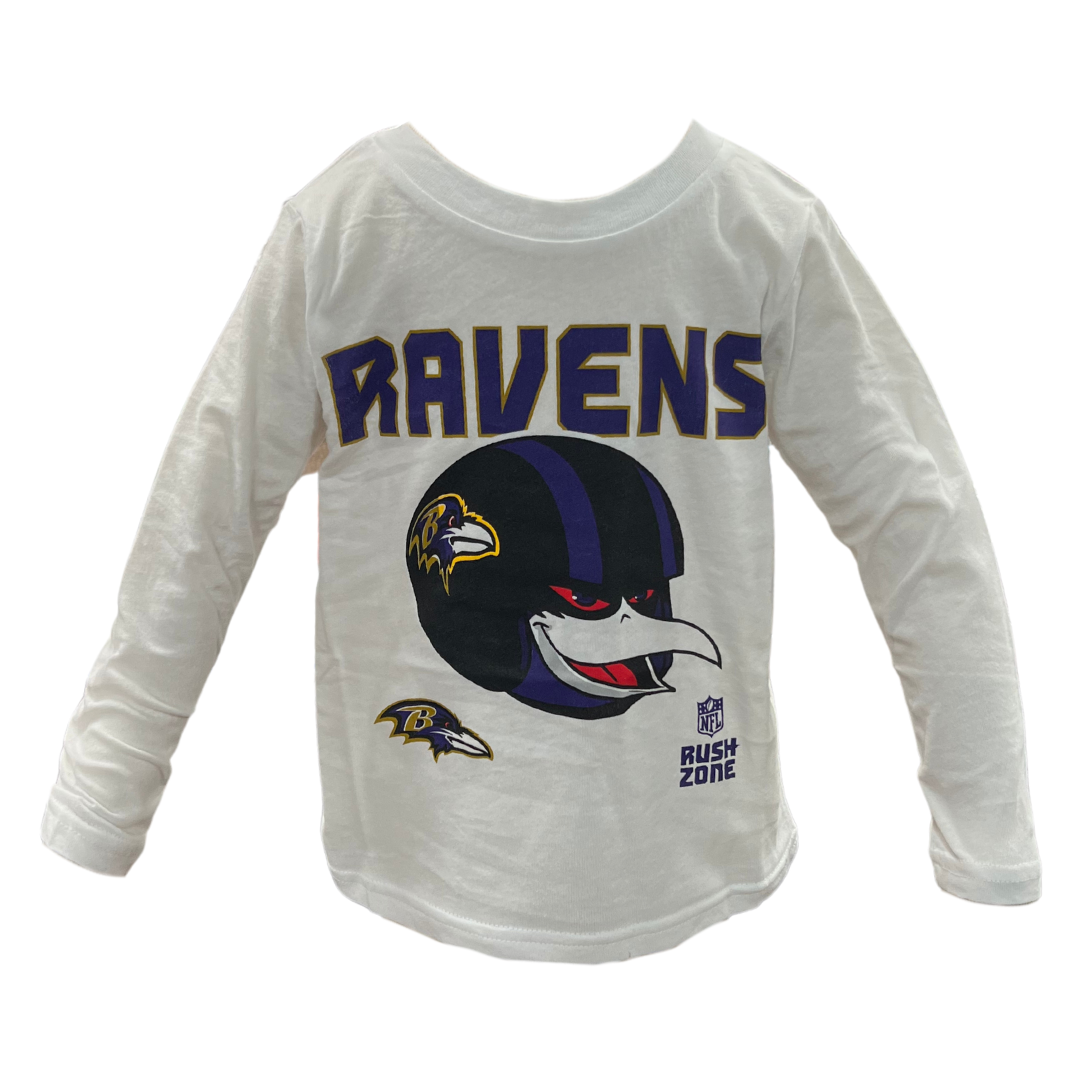 Baltimore Ravens Toddler Rush Zone Long Sleeve Shirt